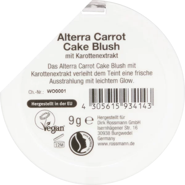 Alterra NATURKOSMETIK Carrot Cake Blush 3