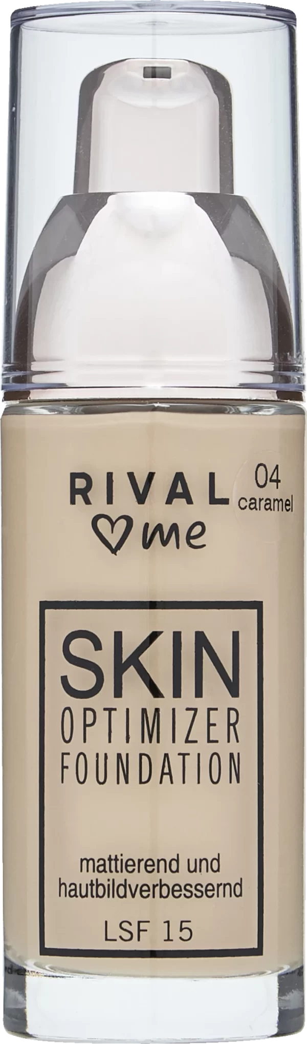 RIVAL Loves Me Skin Optimizer Foundation 04 Caramel 1