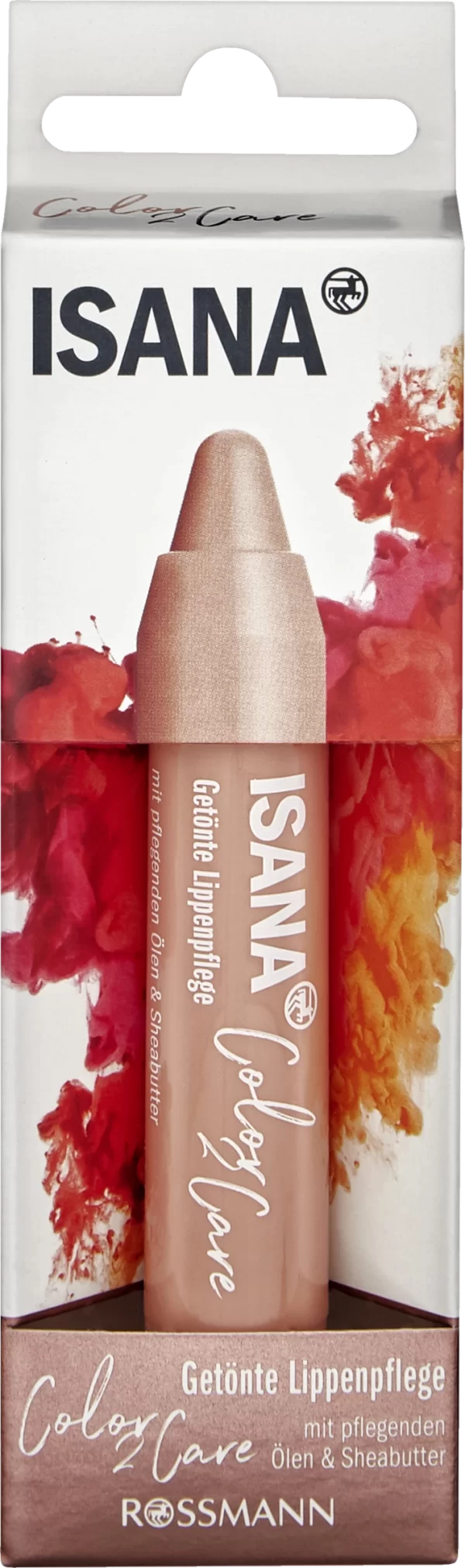 ISANA Getönte Lippenpflege Color 2 Care Nude 1