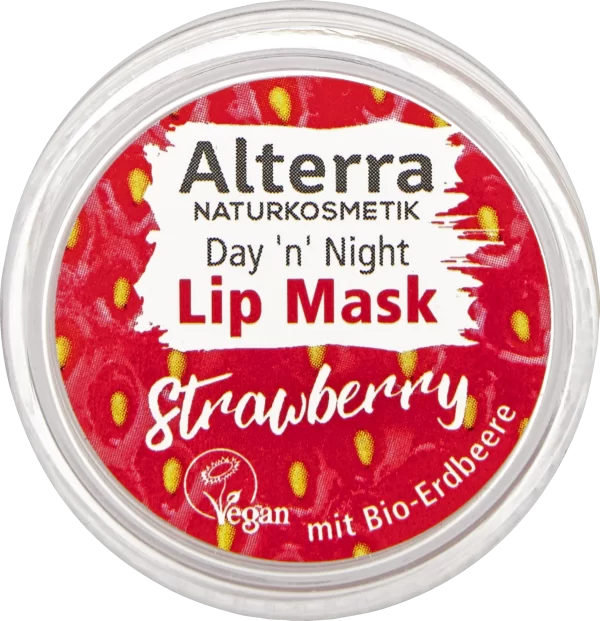 Alterra NATURKOSMETIK Day ‘n’ Night Lip Mask 01 Strawberry 1