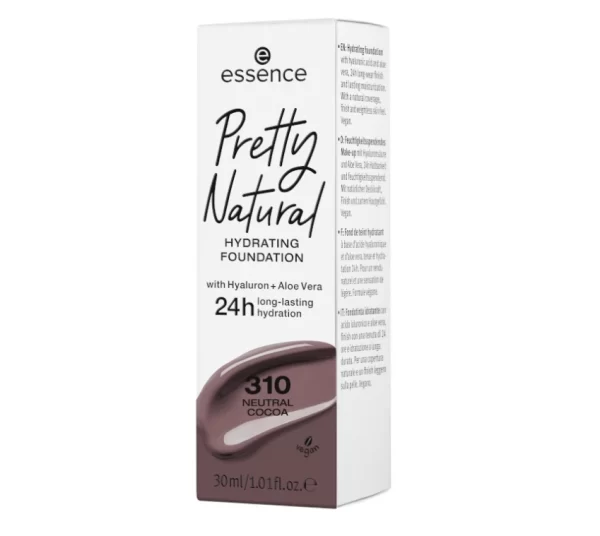 Essence Pretty Natural Hydrating Foundation 310 Neutral Cocoa 1