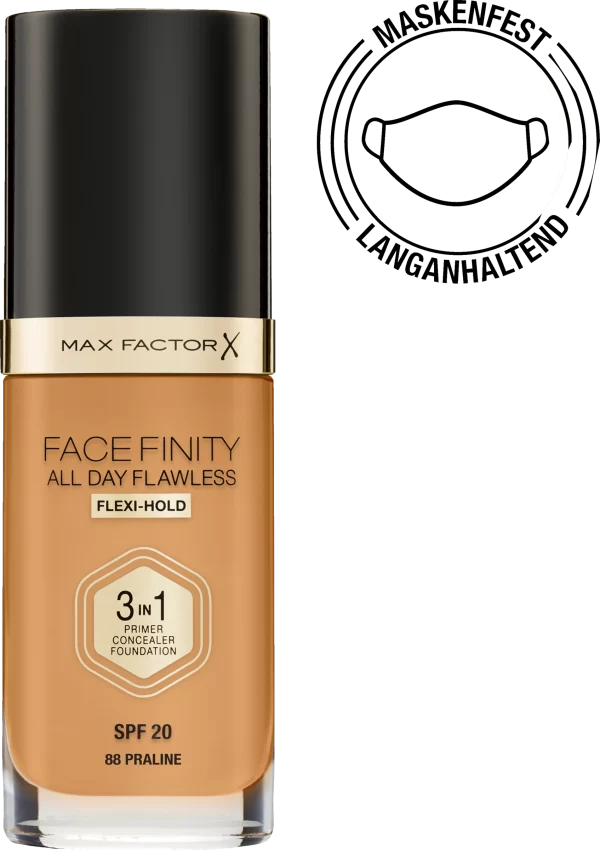 Max Factor Facefinity All Day Flawless Foundation 88 Praline 9