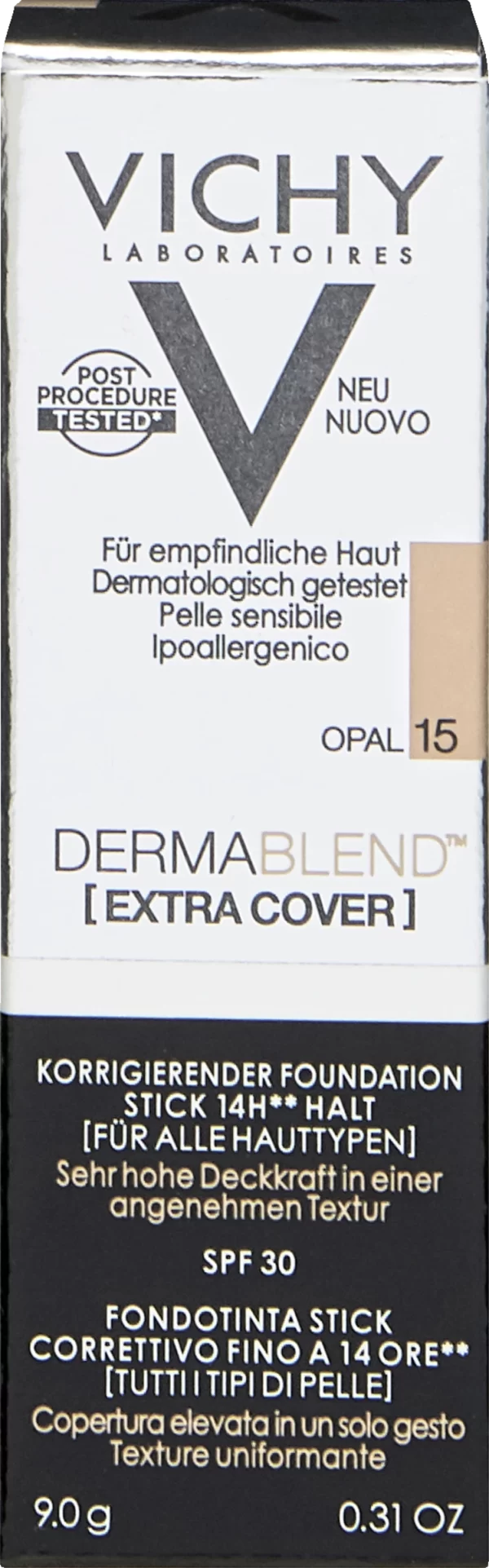 VICHY DERMABLEND [EXTRA COVER] Korrigierender Foundation Stick 15 Opal 1