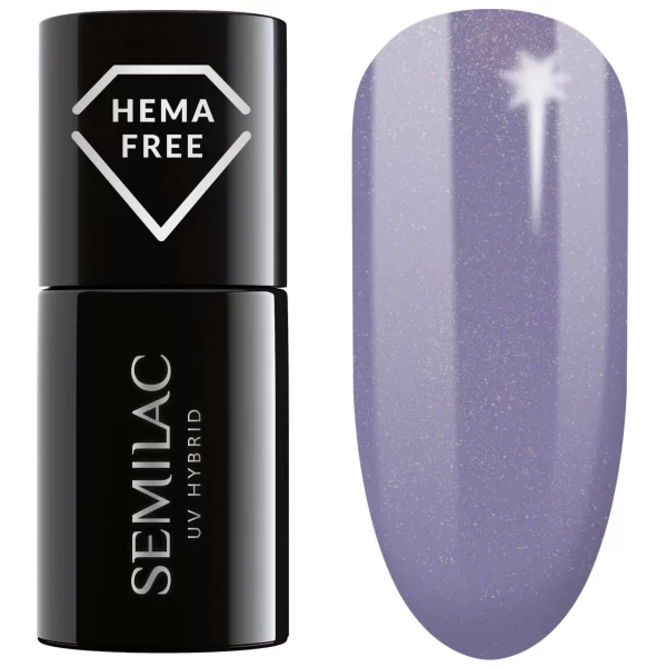 379 UV Nagellack Hybrid Semilac Shimmer Stone Saphirre 1