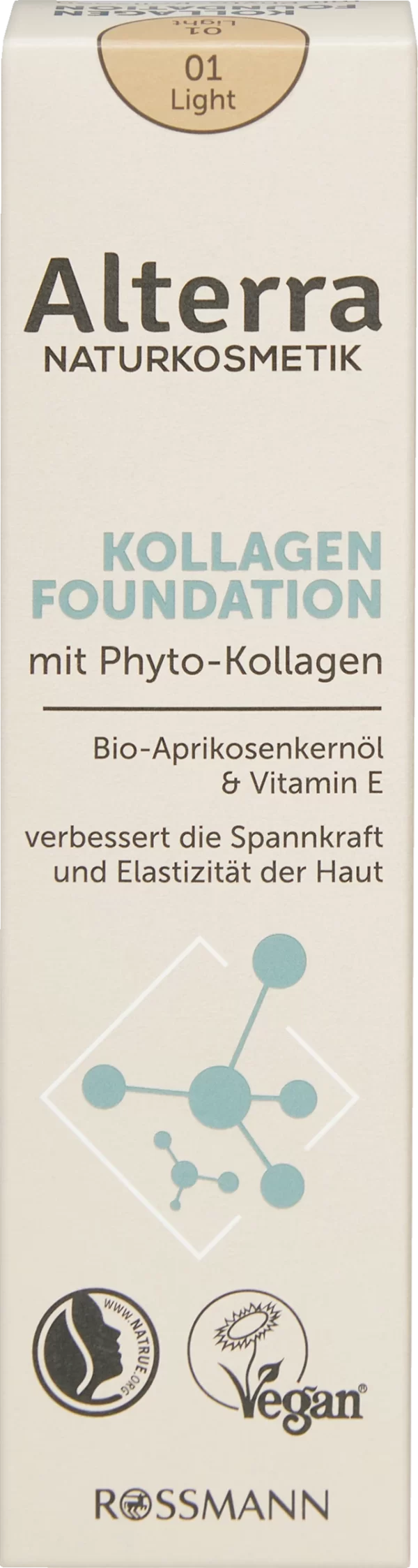 Alterra NATURKOSMETIK Kollagen Foundation 01 Light 1