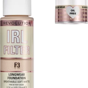 Revolution Makeup Revolution RL Filter Longwear Foundation F3 8