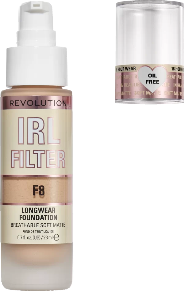 Revolution Makeup Revolution IRL Filter Longwear Foundation F8 3