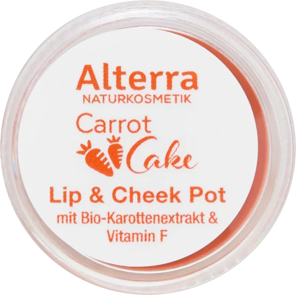 Alterra NATURKOSMETIK Carrot Cake Lip & Cheek Pot 1