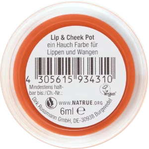 Alterra NATURKOSMETIK Carrot Cake Lip & Cheek Pot 9