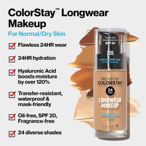 Revlon Colorstay 24hrs make-up SPF 20 (330 Natural Tan für trockene bis gemischte Haut) 30 ml 17