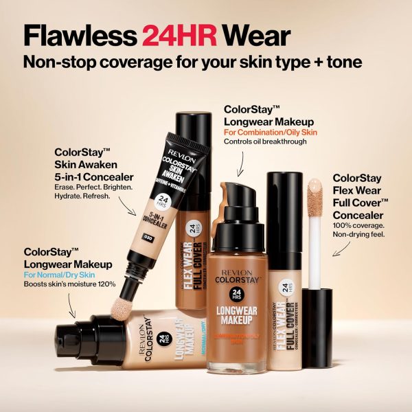 Revlon Colorstay 24hrs make-up SPF 20 (330 Natural Tan für trockene bis gemischte Haut) 30 ml 13