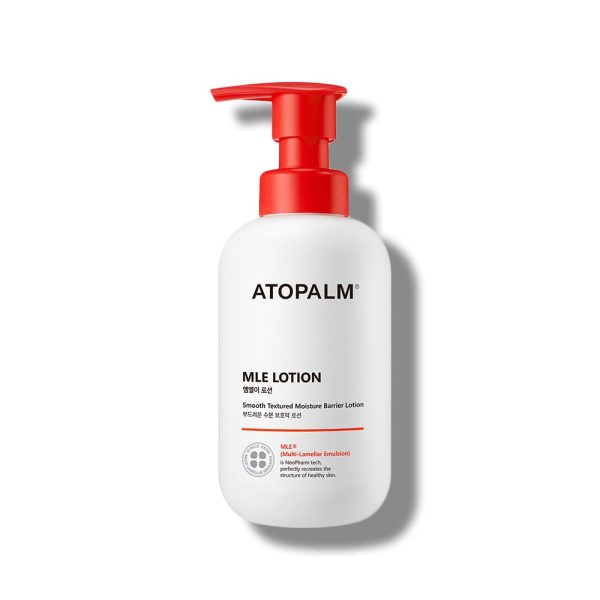 ATOPALM MLE Lotion 300ml, Langanhaltende Gesicht bis Körper Feuchtigkeitscreme, Anti-Juckreiz Baby Kinder Erwachsene Hypoallergen Gesichtscreme Körperlotion, Tagescreme Gesichtspflege, Koreanische 1