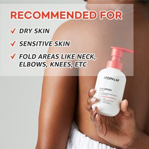 ATOPALM MLE Lotion 300ml, Langanhaltende Gesicht bis Körper Feuchtigkeitscreme, Anti-Juckreiz Baby Kinder Erwachsene Hypoallergen Gesichtscreme Körperlotion, Tagescreme Gesichtspflege, Koreanische 19