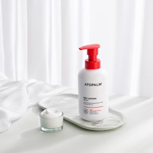 ATOPALM MLE Lotion 300ml, Langanhaltende Gesicht bis Körper Feuchtigkeitscreme, Anti-Juckreiz Baby Kinder Erwachsene Hypoallergen Gesichtscreme Körperlotion, Tagescreme Gesichtspflege, Koreanische 21