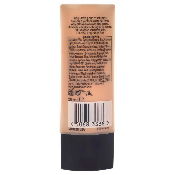 Max Factor Lasting Performance Foundation Natural Beige 106 – Langanhaltendes Flüssig Make-Up – Für die perfekte, schwerelose Grundierung – 1 x 35 ml | 35 ml (1er Pack) 2