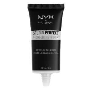 NYX Professional Makeup Studio Perfect Primer - Clear, Makeup Primer, Ebenmäßiger Teint, Vermindert feine Linien und Poren, Vegane Formel 5