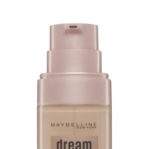 Maybelline Foundation, Dream Radiant Liquid Hydrating Foundation mit Hyaluronsäure und Kollagen - Leichte, mittlere Abdeckung Bis zu 12 Stunden Flüssigkeitszufuhr - 04 Leichtes Porzellan 10