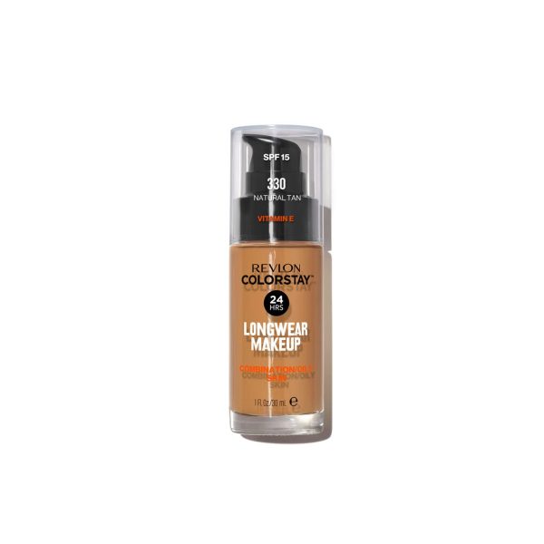 Revlon ColorStay Longwear Makeup für Mischhaut/fettige Haut, SPF 15, 330 Natural Tan, 30 ml 1