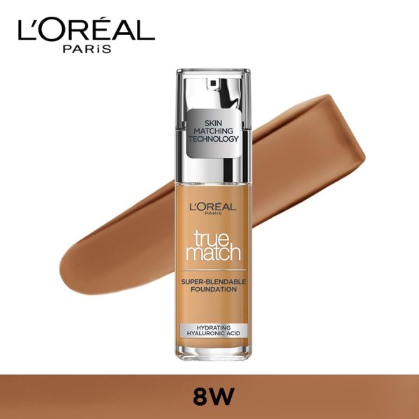 L'Oréal Paris Foundation Perfect Match, deckendes Make Up - perfekte Verschmelzung mit dem Hautton & 24h Feuchtigkeit 2