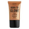 NYX Professional Makeup Born to Glow Liquid Illuminator, Flüssiges Schimmer Makeup, Highlighter, Foundation Base, Vegane Formel, Farbton: Pure Gold 16