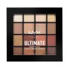 NYX Professional Makeup Lidschattenpalette mit 16 Farbtönen, Intensives und langanhaltendes Finish, Vegane Formel ohne Inhaltsstoffe tierischen Ursprungs, Ultimate Shadow, Farbton: Warm Neutrals 23