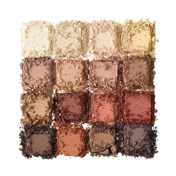 NYX Professional Makeup Lidschattenpalette mit 16 Farbtönen, Intensives und langanhaltendes Finish, Vegane Formel ohne Inhaltsstoffe tierischen Ursprungs, Ultimate Shadow, Farbton: Warm Neutrals 2