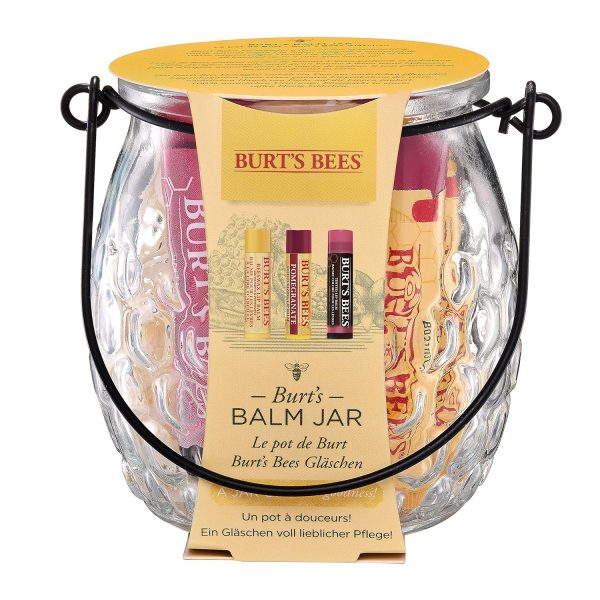 Burt's Bees Balm Jar (Lippenbalsam Glas, für alle Lippentypen) 500578 1