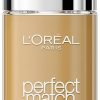 L'Oréal Paris Make up, Flüssige Foundation mit Hyaluron und Aloe Vera, Perfect Match Make-Up, Nr. 4.D/4.W Golden Natural, 30 ml 7