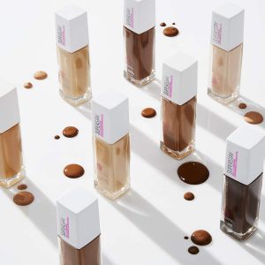 Maybelline New York Foundation, Superstay 24-Stunden-Foundation, leichtes Gefühl, wasser- und transferbeständig, 30 ml, Farbton: 70 Cocoa 15