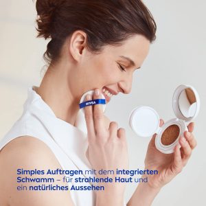 NIVEA 3in1 Anti-Age Pflege Kissen für natürliche Tönung und Feuchtigkeit, Für Mittlere Hauttypen, 15 ml 25