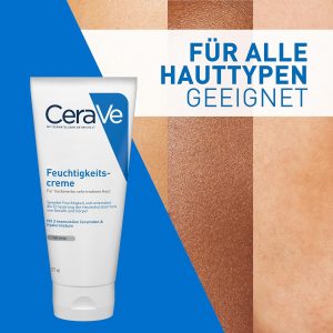 CeraVe Feuchtigkeitscreme für Körper und Gesicht, Creme für trockene bis sehr trockene Haut, Mit Hyaluron und 3 essenziellen Ceramiden, Auch bei Neurodermitis und für Allergiker, 177 ml 19