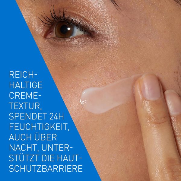 CeraVe – Feuchtigkeitsspendende Nachtcreme für normale bis trockene Haut 5