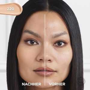 L'Oréal Paris Make-up, Wasserfest und langanhaltend, Flüssige Foundation mit LSF 25, Infaillible 32H Fresh Wear Make-up, Nr. 220 Sand, 30 ml 14