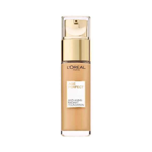 L'Oréal Paris Age Perfect Feuchtigkeitsspendendes Make-up in Nr. 230 vanille doree, für reife Haut und einen strahlenden Teint, mit LSF 17, 30 ml 1