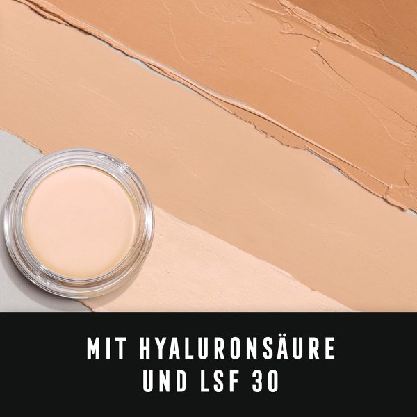 Max Factor Miracle Touch Foundation in der Farbe 35 Pearl Beige – Intensives, pudriges Make-up für ein makelloses Hautbild – Mit Lichtschutzfaktor 30 5