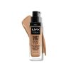 NYX Professional Makeup Can't Stop Won't Stop Full Coverage Foundation, Langanhaltend, Wasserfest, Vegane Formel, Mattierter Teint, Farbton: Neutral buff 19