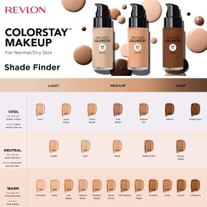 Revlon ColorStay Liquid Foundation Make-up für normale/trockene Haut, LSF 20, langanhaltend mit mittelvoller Deckkraft und natürlichem Finish, ölfrei, (500), 30 ml 15