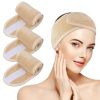 KinHwa Haarband Kosmetik Stirnband Frottee 3 Stück Haarband schminken Verstellbare Haarschutzband mit Klettverschluss Mikrofaser Haarbänder Kosmetik für Make Up, Sport, Yoga, Spa, Gesicht, Cream 17