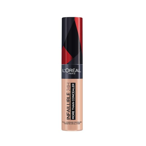 L'Oréal Paris Concealer zum Abdecken und Auffrischen, Für ein deckendes Finish und bis zu 16H Halt, Infaillible More Than Concealer, Farbe: 324 Oatmeal, 11 ml 1