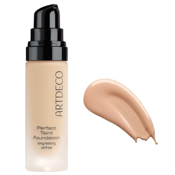 ARTDECO Perfect Teint Foundation - langanhaltende, flüssige Foundation ohne Öl und ohne Maskeneffekt - 1 x 20 ml 1