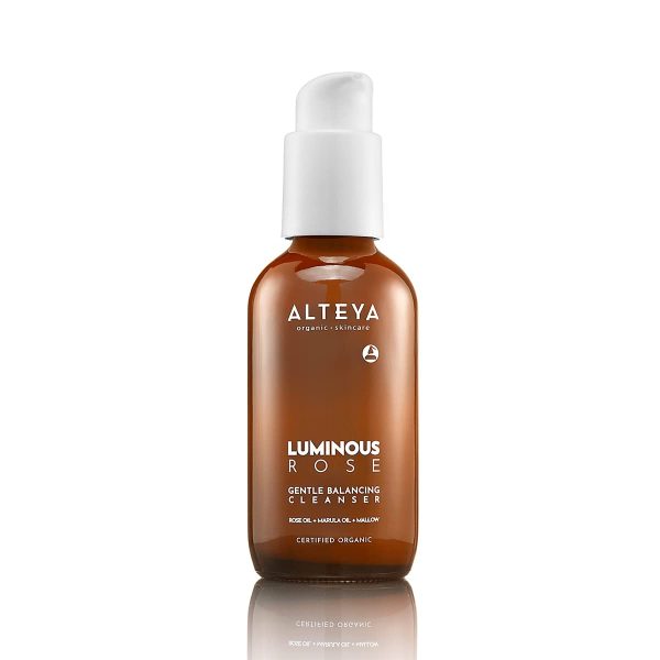 Alteya Organics Sanfters Balancierendes Reinigungsmittel Luminous Rose 120 ml - NaTrue Bio-zertifiziert 100% rein natürlich, Gesichtswasser für alle Hauttypen 1