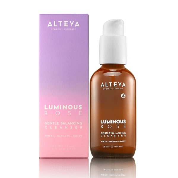 Alteya Organics Sanfters Balancierendes Reinigungsmittel Luminous Rose 120 ml - NaTrue Bio-zertifiziert 100% rein natürlich, Gesichtswasser für alle Hauttypen 2