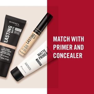 Rimmel Lasting Matte Full Coverage Light-weight Foundation 30 ml, 400 Natural Beige 28