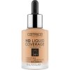 Catrice HD Liquid Coverage Foundation, Nr. 034, Nude, langanhaltend, mattierend, matt, für unreine Haut, vegan, ölfrei, wasserfest, ohne Alkohol, 1er Pack (30ml) 34