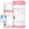 Medical Beauty Hyaluron Creme 100ml - mit Peptiden, Vitamin E und Bio-Granatapfelkern-Öl - vegane Anti-Aging Gesichtscreme für Augen, Hals, Dekolleté mit DermaCROSS III-Komplex 10