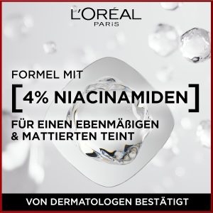 L'Oréal Paris Make up, Wasserfest und langanhaltend, Mattierende, flüssige Foundation mit hoher Deckkraft, Formel mit 4% Niacinamiden, Infaillible 32H Matte Cover, Nr. 230 Warm, 1 x 30 ml 11