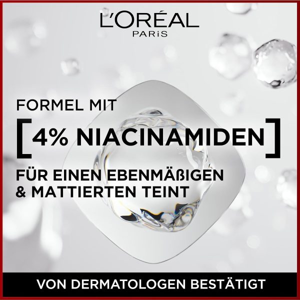 L'Oréal Paris Make up, Wasserfest und langanhaltend, Mattierende, flüssige Foundation mit hoher Deckkraft, Formel mit 4% Niacinamiden, Infaillible 32H Matte Cover, Nr. 230 Warm, 1 x 30 ml 4