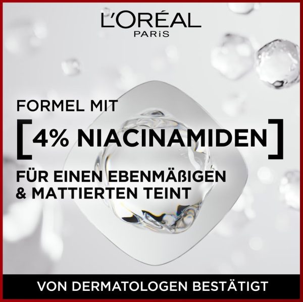 L'Oréal Paris Make up, Wasserfest und langanhaltend, Mattierende, flüssige Foundation mit hoher Deckkraft, Formel mit 4% Niacinamiden, Infaillible 32H Matte Cover, Nr. 135 Warm, 1 x 30 ml 5