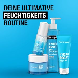 Neutrogena Hydro Boost Aqua Gel (50 ml), feuchtigkeitsspendende Gesichtscreme mit Hyaluronsäure, Aminosäuren & Elektrolyten, schnell einziehendes Gel für normale & Mischhaut 19