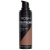 GOSH Dextreme Full Coverage Foundation 30ml I flüssiges, feuchtigkeitsspendendes Make-up für makellosen Teint I veganes Gesichts-Makeup mit hoher Deckkraft I Pickel & Augenringe abdecken I 008 Golden 22